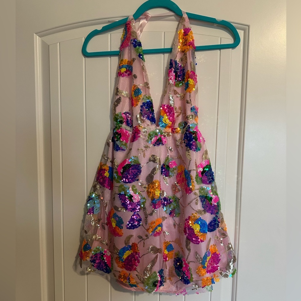 Mini sequin dress